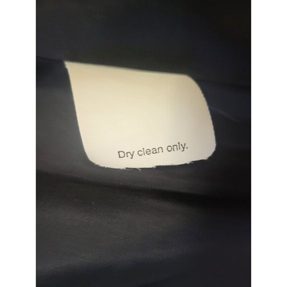 J. CREW Black Wool Belted Coat Classic Single-Breasted - Picture 10 of 12